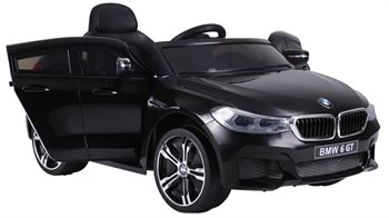 BMW 6 GT Black, 2x12V